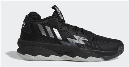 adidas Dame 8 Μπασκετικά Παπούτσια Core Black / Silver Metallic / Grey Six - Adidas