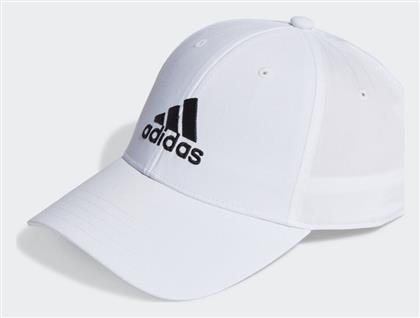 adidas Embroidered Logo Lightweight Baseball Ανδρικό Jockey Λευκό - Adidas