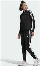 Adidas Essentials 3 Stripes Γυναικείο Σετ Φόρμας Μαύρο από το Spartoo
