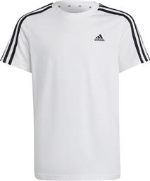 Adidas Essentials 3-Stripes Παιδικό T-shirt Λευκό