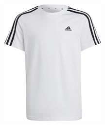 adidas Essentials 3-Stripes Παιδικό T-shirt Λευκό - Adidas