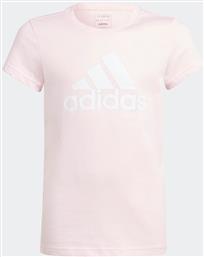 Adidas Essentials Big Logo Παιδικό T-shirt Ροζ
