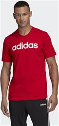 Adidas Essentials Linear Αθλητικό Ανδρικό T-shirt Κόκκινο με Λογότυπο από το HallofBrands