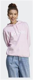 Essentials Linear Γυναικείο Φούτερ με Κουκούλα Ροζ Adidas