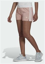 Essentials Slim 3-Stripes Αθλητικό Γυναικείο Σορτς Wonder Mauve Adidas