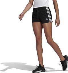 Adidas Essentials Slim 3-Stripes Αθλητικό Γυναικείο Σορτς Μαύρο