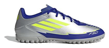 adidas F50 Club Messi Ποδοσφαιρικά Παπούτσια με Σχάρα Ασημί - Adidas
