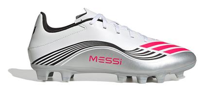 adidas F50 Club Messi Ποδοσφαιρικά Παπούτσια με Τάπες AG Λευκά - Adidas