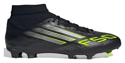 adidas F50 League Mid Ποδοσφαιρικά Παπούτσια με Τάπες FG/MG Μαύρα - Adidas