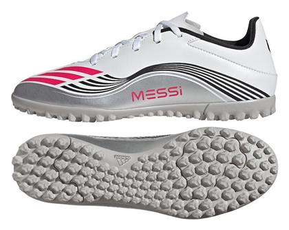 adidas F50 Messi Club Ποδοσφαιρικά Παπούτσια με Σχάρα TF Λευκά - Adidas