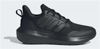 Fortarun 3.0 Αθλητικά Παιδικά Παπούτσια Running με Κορδόνια Μαύρα Adidas