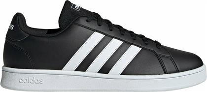 Adidas Grand Court Ανδρικά Sneakers Μαύρα από το MybrandShoes