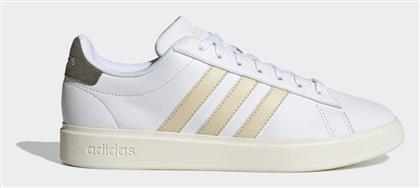 Grand Court Cloudfoam Γυναικεία Sneakers Cloud White / Sand Strata / Olive Strata Adidas