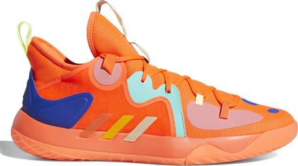 Adidas Harden Stepback 2 Χαμηλά Μπασκετικά Παπούτσια Πορτοκαλί