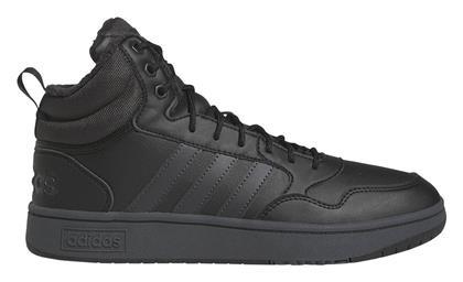 Hoops 3.0 Ανδρικά Sneakers Μαύρα Adidas