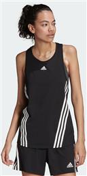 Adidas Icons 3 Αμάνικη Γυναικεία Αθλητική Μπλούζα Μαύρη από το Asos