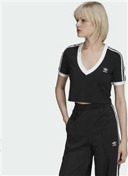 Adidas Κοντομάνικο Crop Top Μαύρο από το Asos