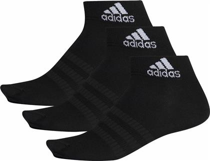 Adidas Light Αθλητικές Κάλτσες Μαύρες 3 Ζεύγη