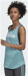 Adidas Loungewear Essentials Αμάνικη Γυναικεία Αθλητική Μπλούζα σε Τιρκουάζ χρώμα από το MybrandShoes