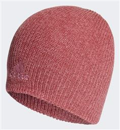 adidas Mélange Beanie Ανδρικός Σκούφος με Rib Πλέξη Wonder Red / Bliss Pink - Adidas