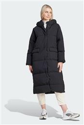Μακρύ Γυναικείο Puffer Μπουφάν Μαύρο Adidas
