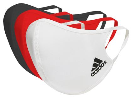 Μάσκα Προστασίας Υφασμάτινη M/L Black / White / Power Red HB7852 3τμχ Adidas