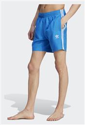adidas Originals Adicolor 3-Stripes Ανδρικό Μαγιό Σορτς Μπλε - Adidas