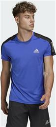 Adidas Own the Run Αθλητικό Ανδρικό T-shirt Royal Blue Μονόχρωμο από το SportsFactory