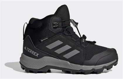 adidas Παιδικά Μποτάκια Πεζοπορίας Terrex Mid Gore Tex Αδιάβροχα Μαύρα - Adidas