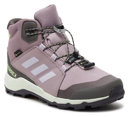 adidas Παιδικά Παπούτσια Πεζοπορίας Terrex Mid Αδιάβροχα Μωβ - Adidas
