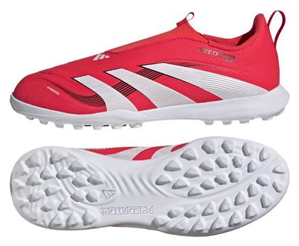 adidas Παιδικά Ποδοσφαιρικά Παπούτσια Predator League Ll με Σχάρα Κόκκινα - Adidas