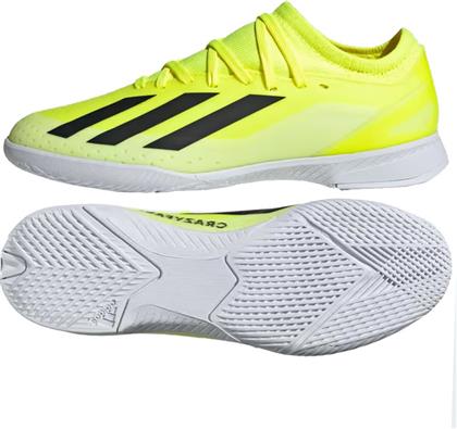 Adidas Παιδικά Ποδοσφαιρικά Παπούτσια X Crazyfast League Σάλας Yellow 2 / Core Black / Cloud White από το Epapoutsia