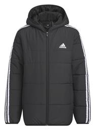 adidas Παιδικό Αθλητικό Μπουφάν Κοντό με Κουκούλα Μαύρο - Adidas