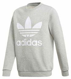 Adidas Παιδικό Φούτερ Γκρι Trefoil Crew