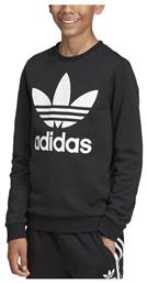 adidas Παιδικό Φούτερ Μαύρο Trefoil Crew - Adidas
