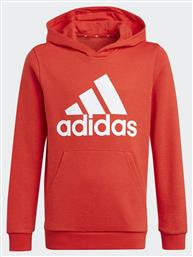 adidas Παιδικό Φούτερ με Κουκούλα και Τσέπες Κόκκινο Essentials - Adidas