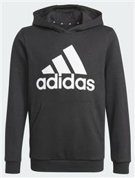 adidas Παιδικό Φούτερ με Κουκούλα και Τσέπες Μαύρο Essentials - Adidas