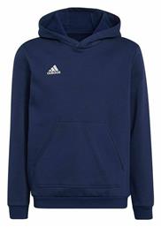 adidas Παιδικό Φούτερ με Κουκούλα και Τσέπες Navy Μπλε Entrada 22 - Adidas