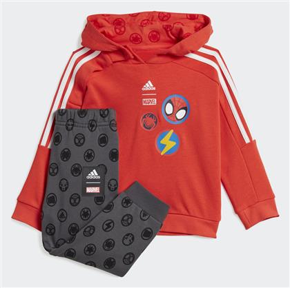 adidas Παιδικό Σετ Φόρμας Κόκκινο - Adidas