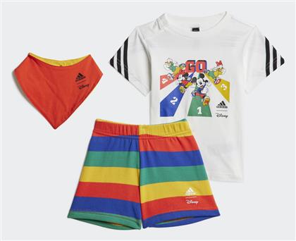 Παιδικό Σετ με Σορτς Καλοκαιρινό 2τμχ Λευκό Adidas