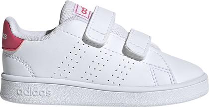 Adidas Παιδικά Sneakers Advantage I με Σκρατς Cloud White / Real Pink / Cloud White από το Dpam