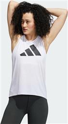 Adidas 3 Stripes Αμάνικη Γυναικεία Αθλητική Μπλούζα Λευκή από το Cosmossport
