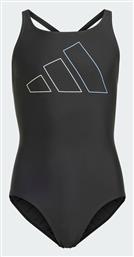 adidas Performance Big Bars Παιδικό Μαγιό Ολόσωμο Μαύρο - Adidas