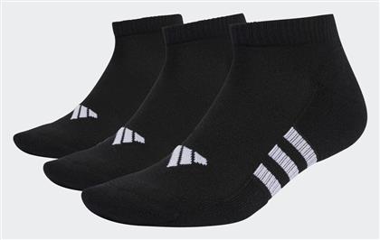 adidas Performance Cushioned Low Running Κάλτσες Μαύρες 3 Ζεύγη - Adidas