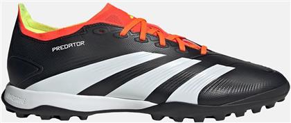 Adidas Predator 24 League TF Χαμηλά Ποδοσφαιρικά Παπούτσια με Σχάρα Core Black / Cloud White / Solar Red