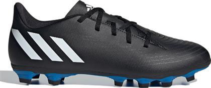 Adidas Predator Edge.4 FxG Χαμηλά Ποδοσφαιρικά Παπούτσια με Τάπες Core Black / Cloud White / Vivid Red από το Cosmos Sport