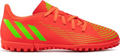 Adidas Predator Edge.4 TF Χαμηλά Ποδοσφαιρικά Παπούτσια με Σχάρα Solar Red / Solar Green / Core Black