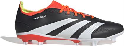 Adidas Predator League FG Χαμηλά Ποδοσφαιρικά Παπούτσια με Τάπες Core Black / Cloud White / Solar Red