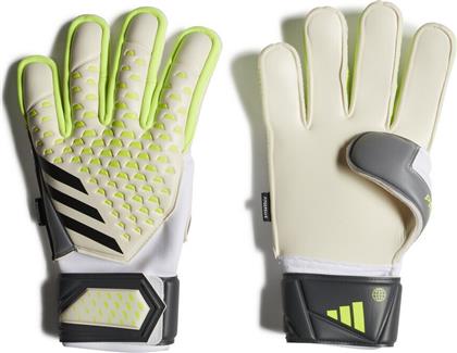 Adidas Predator Match Fingersave Γάντια Τερματοφύλακα Ενηλίκων Λευκά