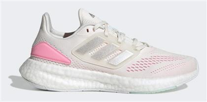 Pureboost 22 Γυναικεία Αθλητικά Παπούτσια Running Cloud White / Silver Metallic / Beam Pink Adidas